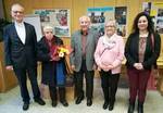 Quelle: Wöffler v. l. n. r.: Pfr. Gerhard Schimpf, Ursel Ott, Jakob Stefan, Monique Heinzmann, Elli Guardado